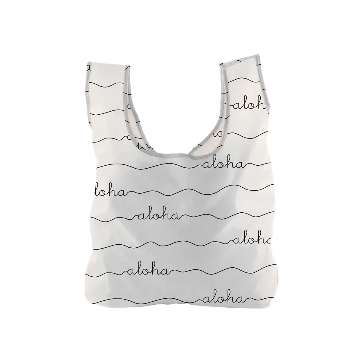 Aloha Cursive Pattern Eco Tote Bag