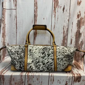 American Darling -  Speckled Hide & Leather Travel/Duffel Bag ADBG123B