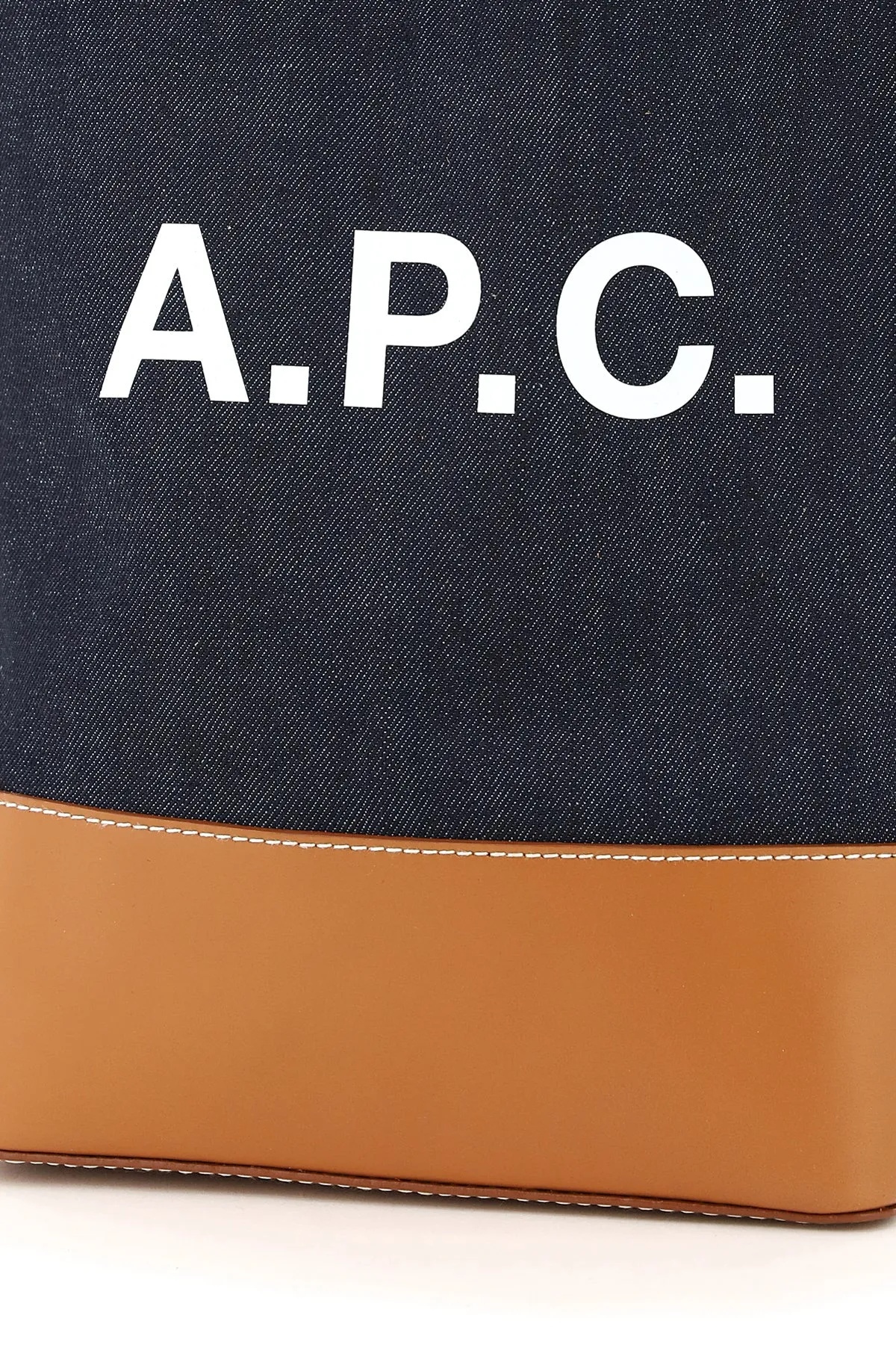 A.p.c. axelle denim small tote bag