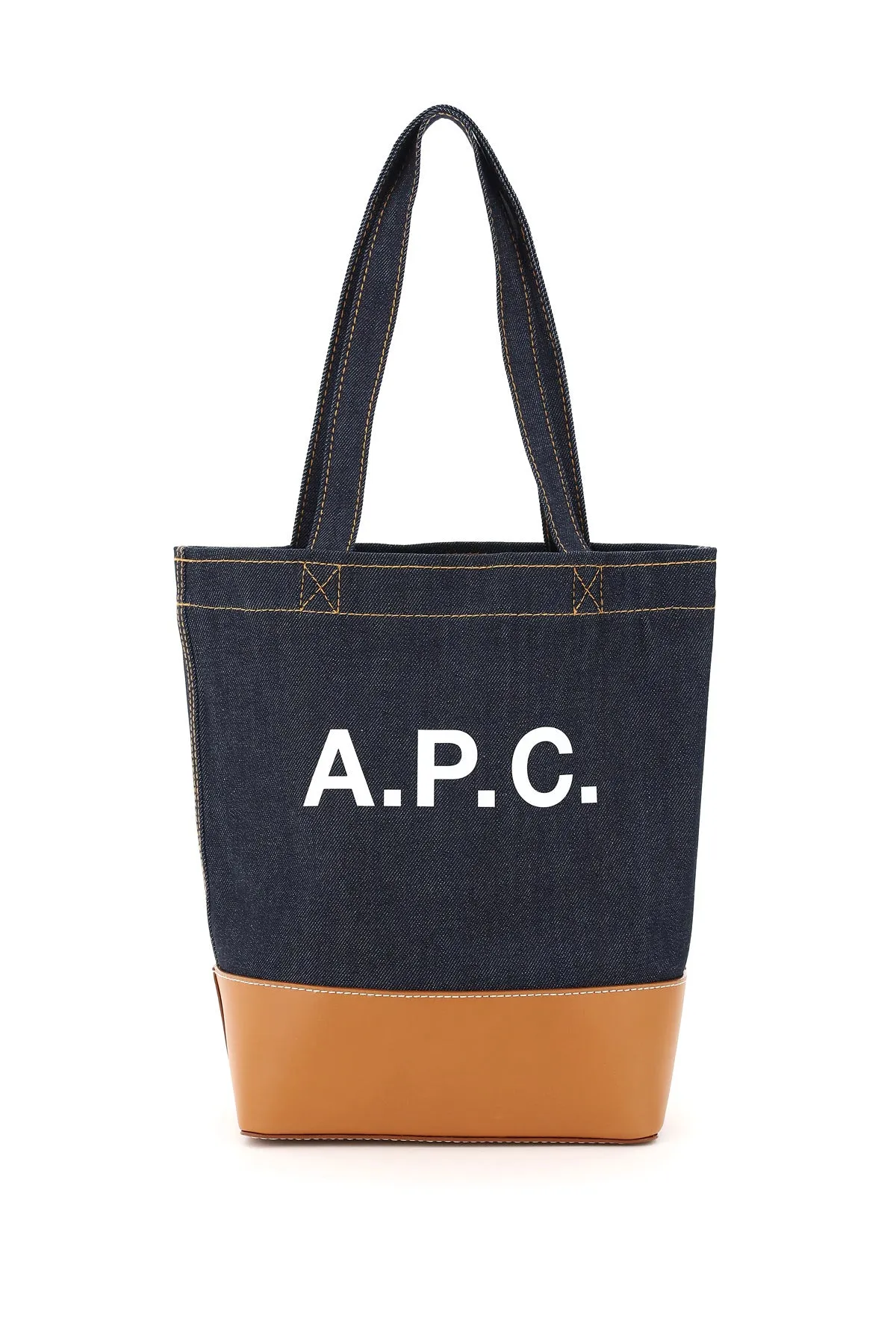 A.p.c. axelle denim small tote bag