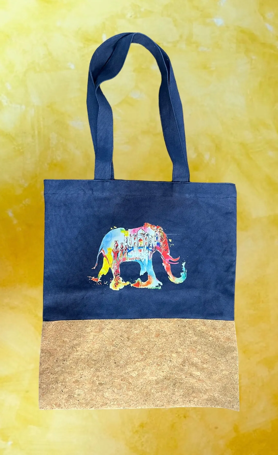 Avyannaa Canvas Cork Tote Bag