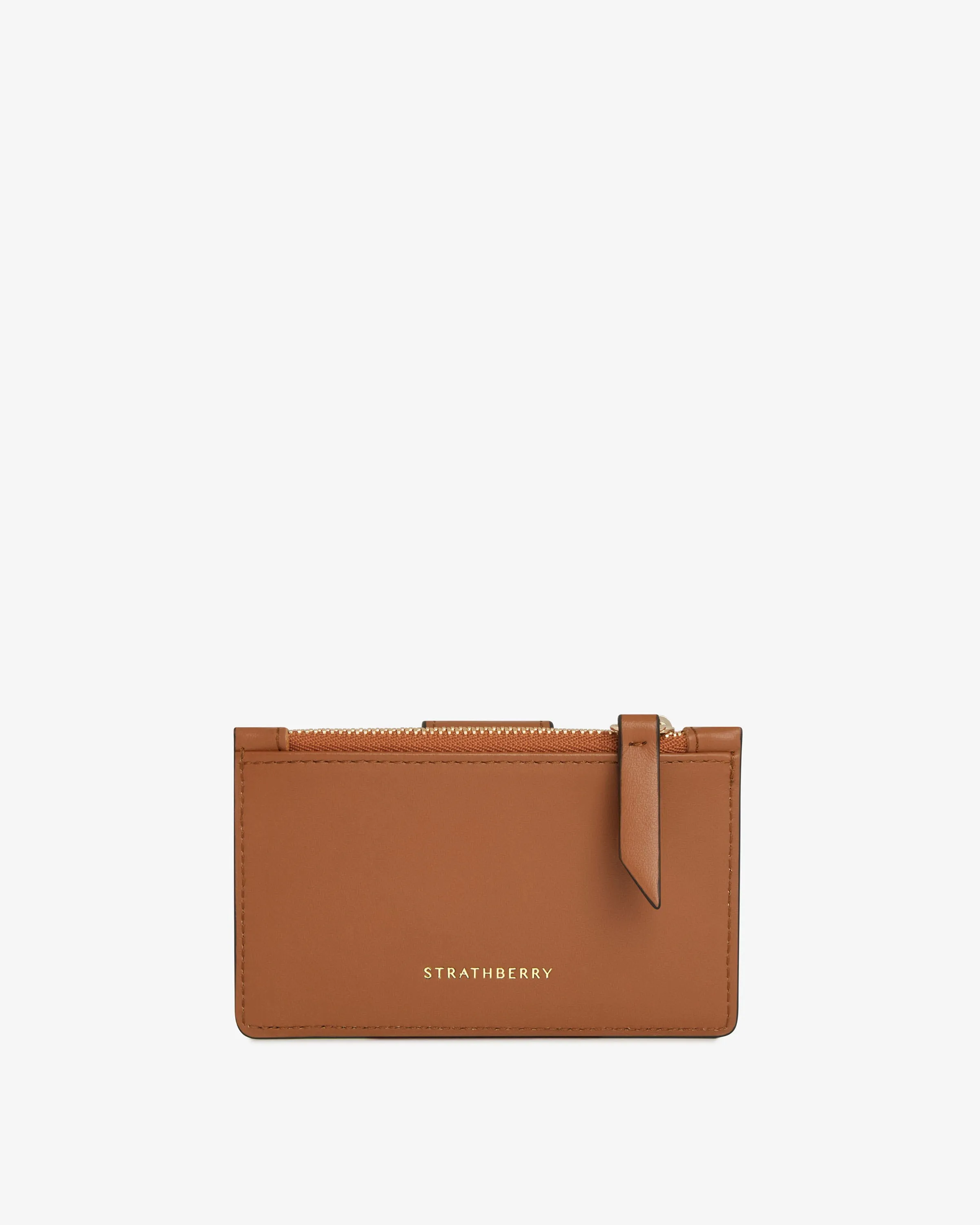 Bay Zipped Cardholder - Tan