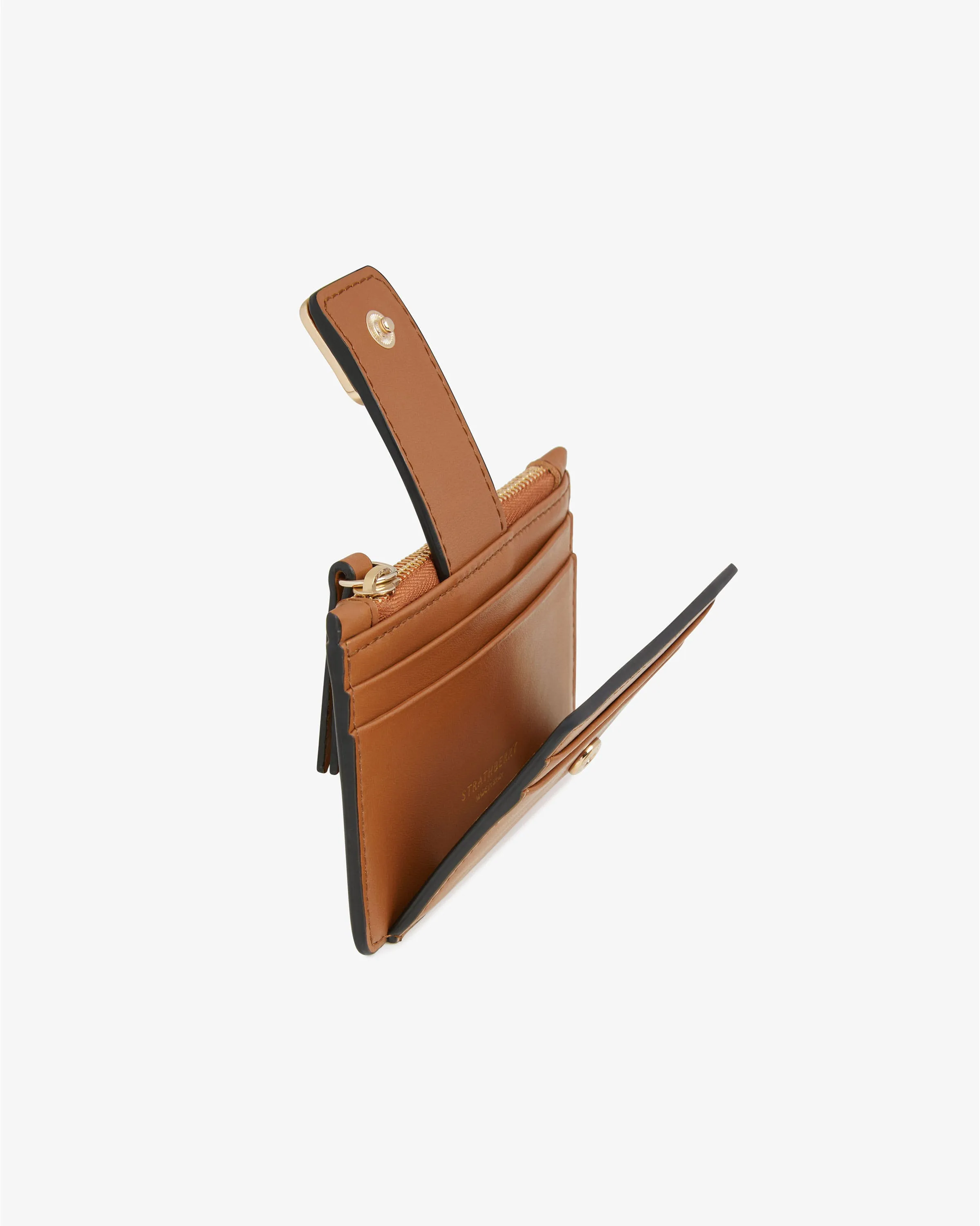 Bay Zipped Cardholder - Tan