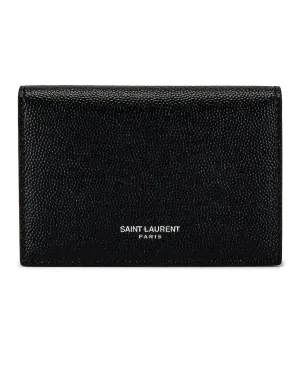 Cardholder Saint Laurent, nero