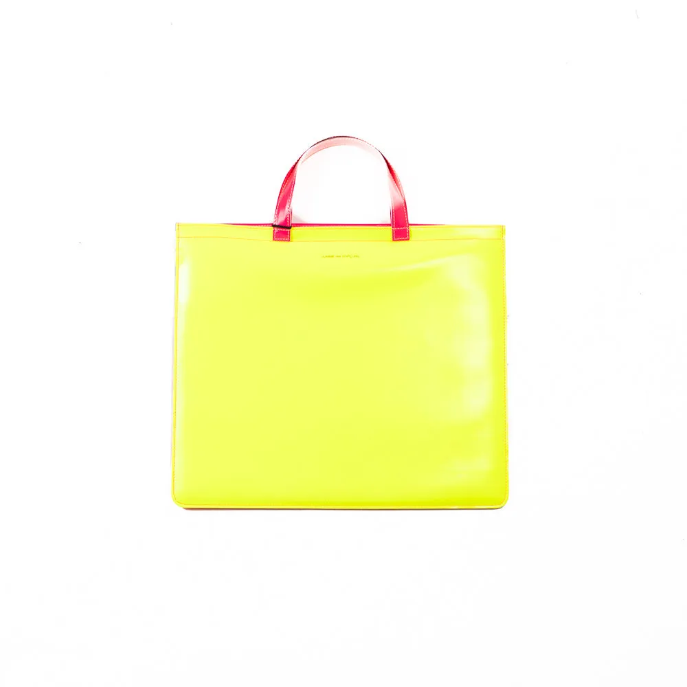 CDG Super Fluo Tote Bag (Yellow/Orange)