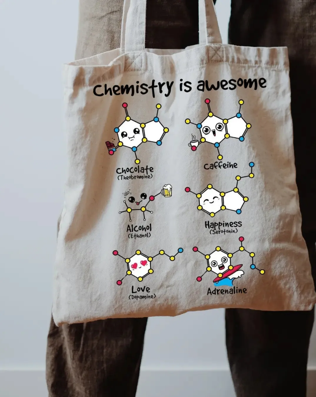 Chemistry Daily Thaila -  Canvas Reusable Bags