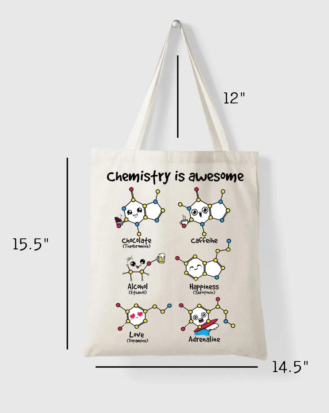 Chemistry Daily Thaila -  Canvas Reusable Bags