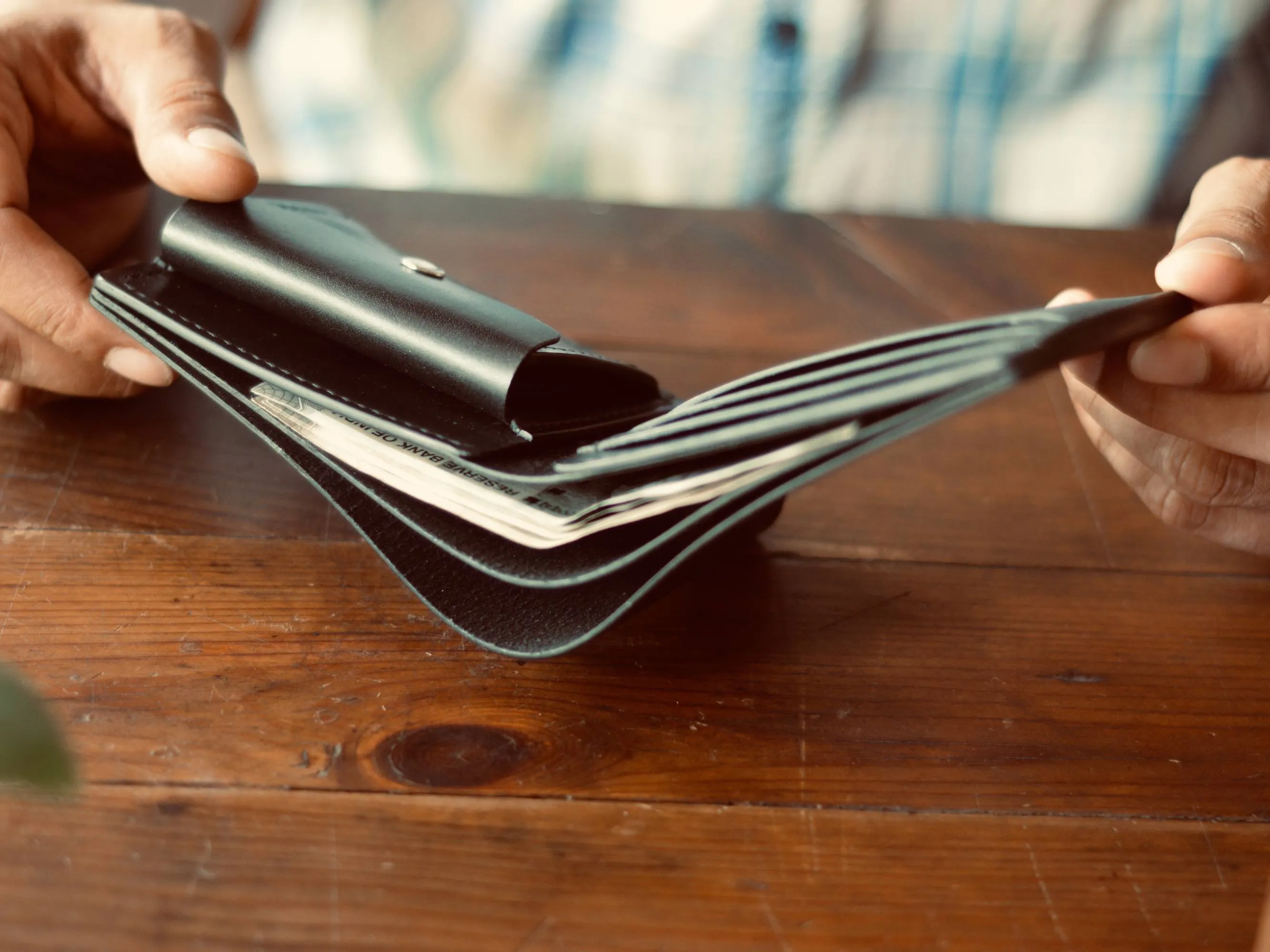 Coin Pocket Wallet No. 2 - Black