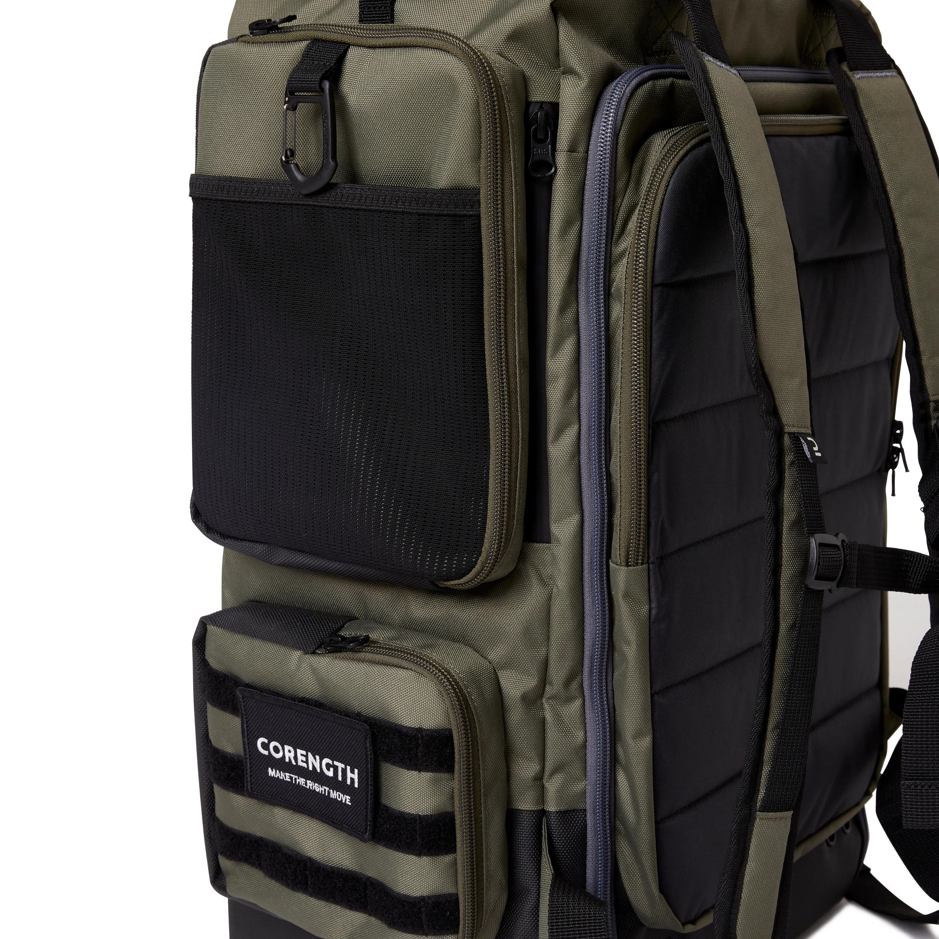 Corength bag 51 l, khaki green/charcoal gray