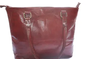 Distressed Leather Women's Tote