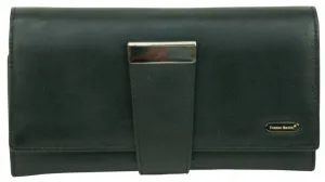 Franco Bonini - 4207 Ladies Large Leather Wallet - Black