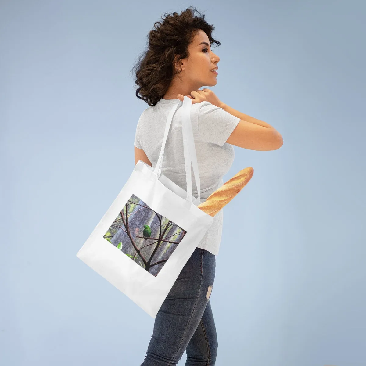 Green Bird Tote Bag