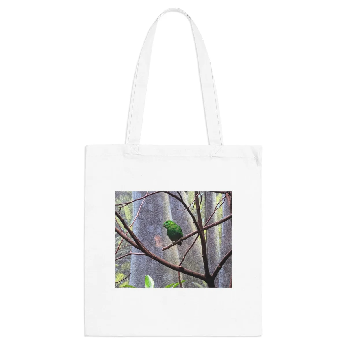 Green Bird Tote Bag