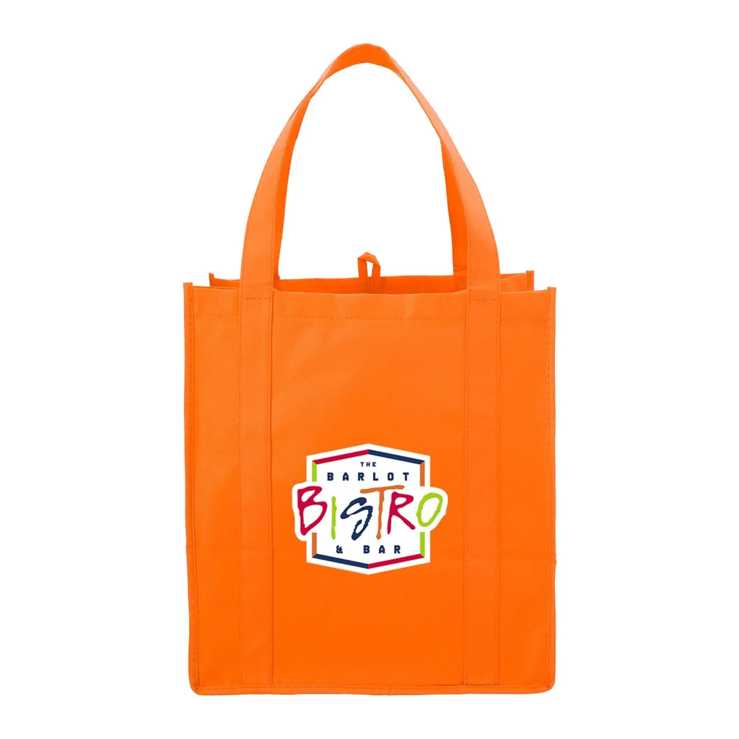 Hercules Non-Woven Grocery Tote - Orange