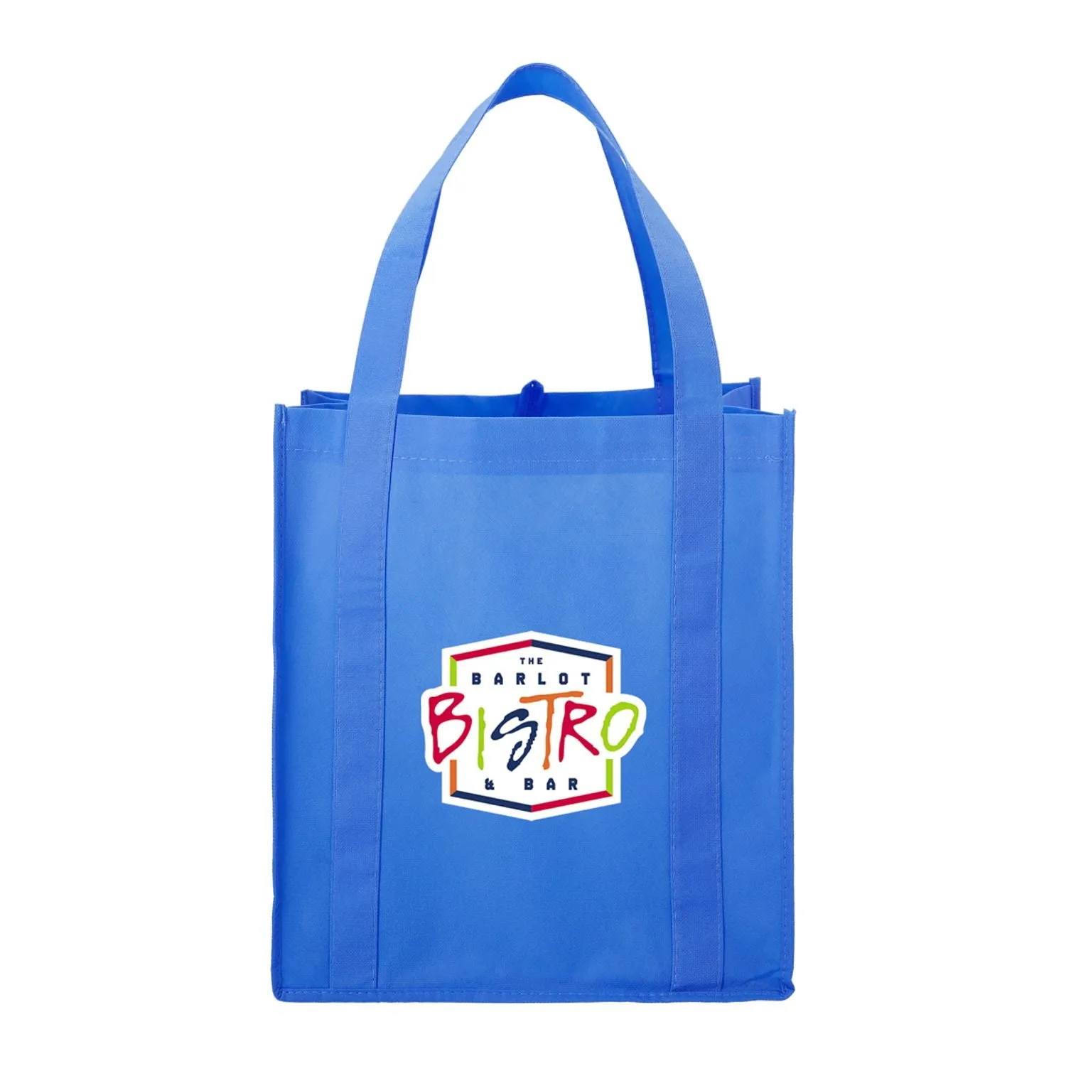 Hercules Non-Woven Grocery Tote - Process Blue