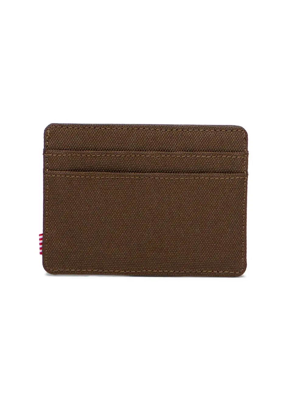 Herschel Eco-Friendly Charlie Cardholder Wallet - Dark Earth