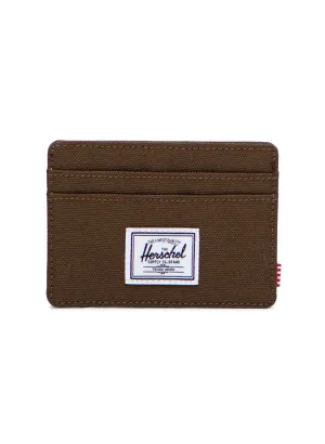 Herschel Eco-Friendly Charlie Cardholder Wallet - Dark Earth