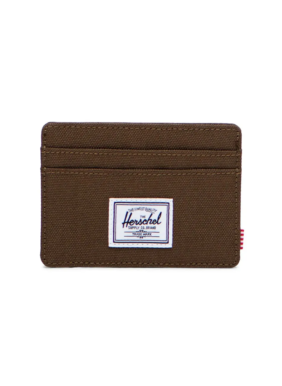 Herschel Eco-Friendly Charlie Cardholder Wallet - Dark Earth