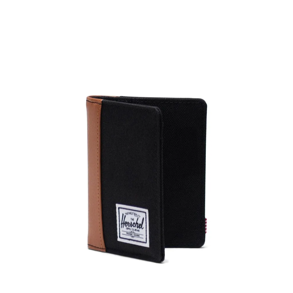 Herschel Gordon Wallet - Black / Tan (RFID)