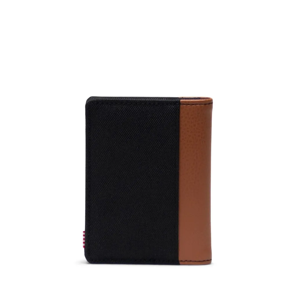 Herschel Gordon Wallet - Black / Tan (RFID)