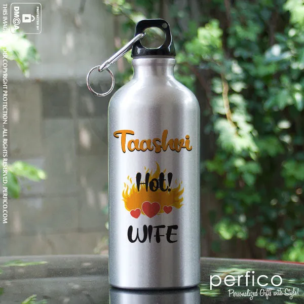 Hot Wife © Personalized Water Bottle