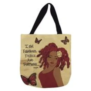 I Am Fabulous Woven Tote Bag