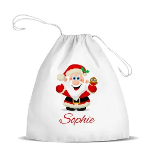 Jolly Santa Premium Drawstring Bag (Temporarily Out of Stock)