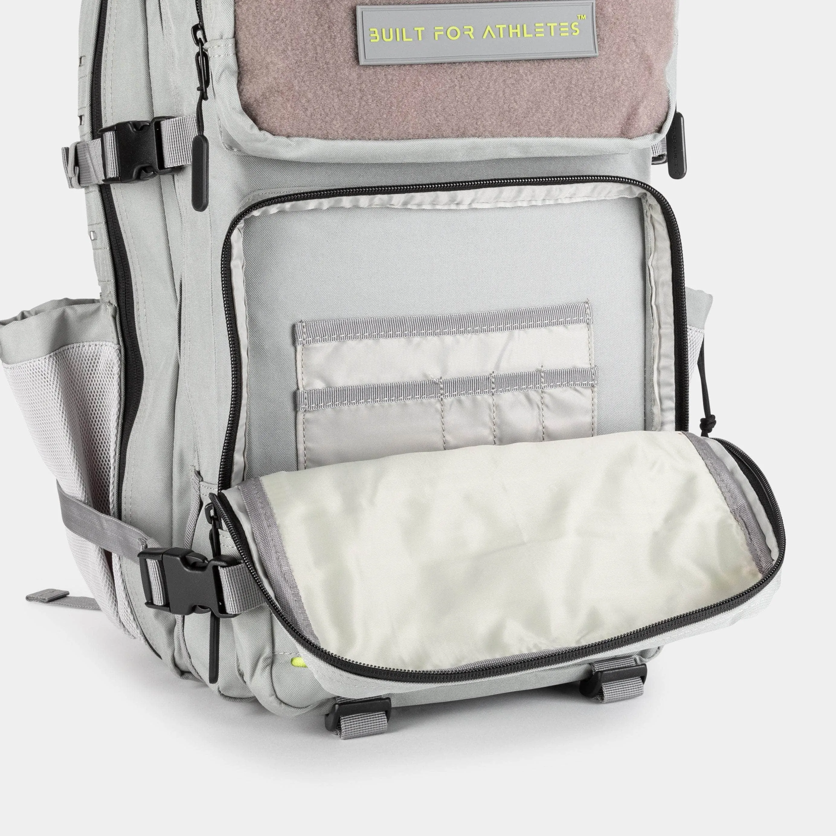 Large Grey & Lime Gym Backpack