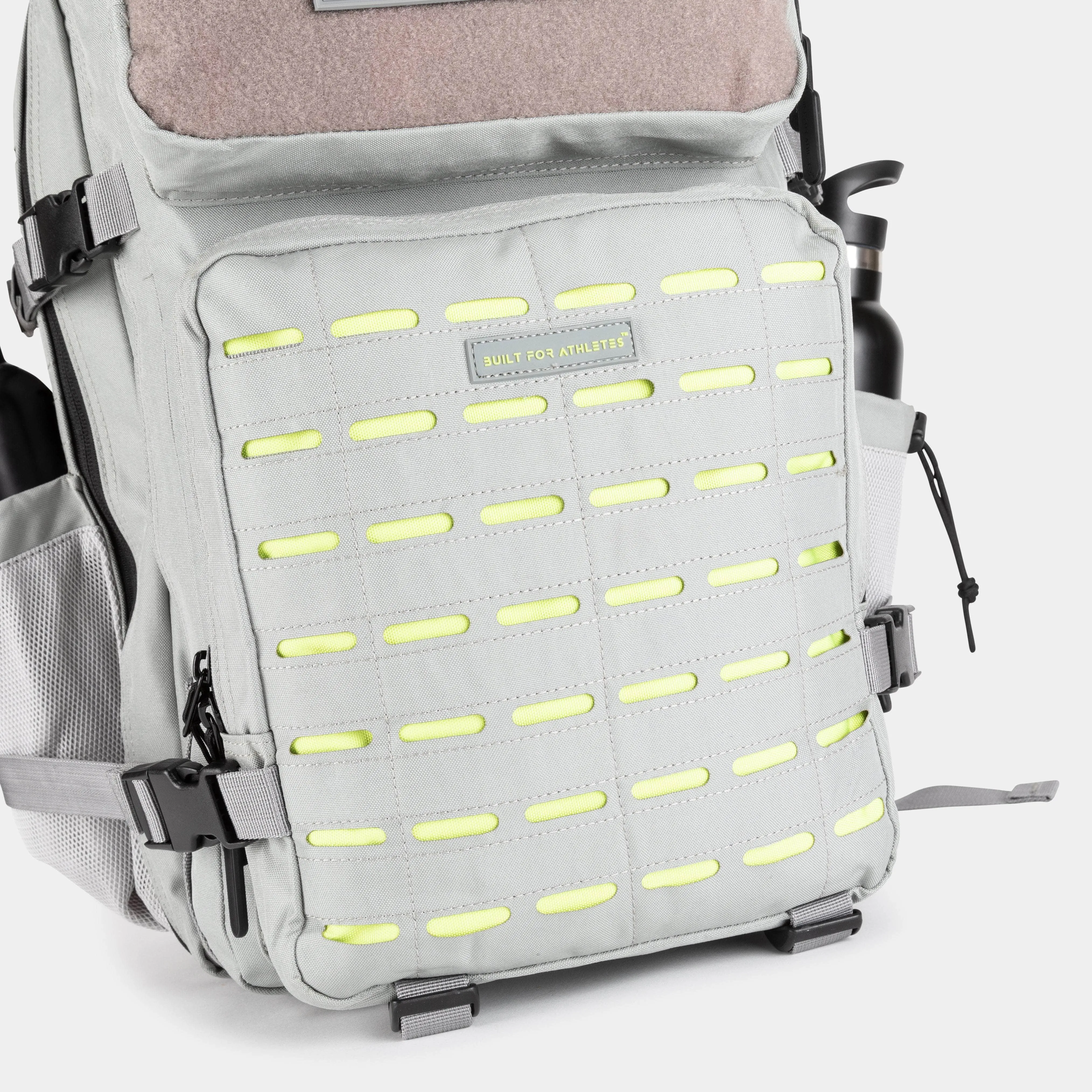 Large Grey & Lime Gym Backpack