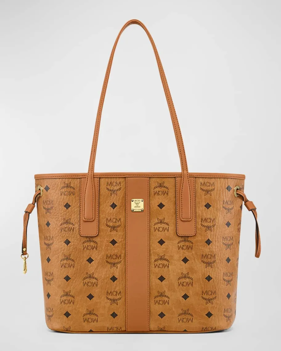 Liz Visetos Small Tote with MCM Monogram