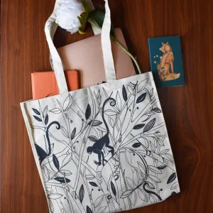 Monkey Canvas Tote