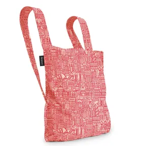 Notabag Recycled Convertible Tote Backpack – Rose/Red