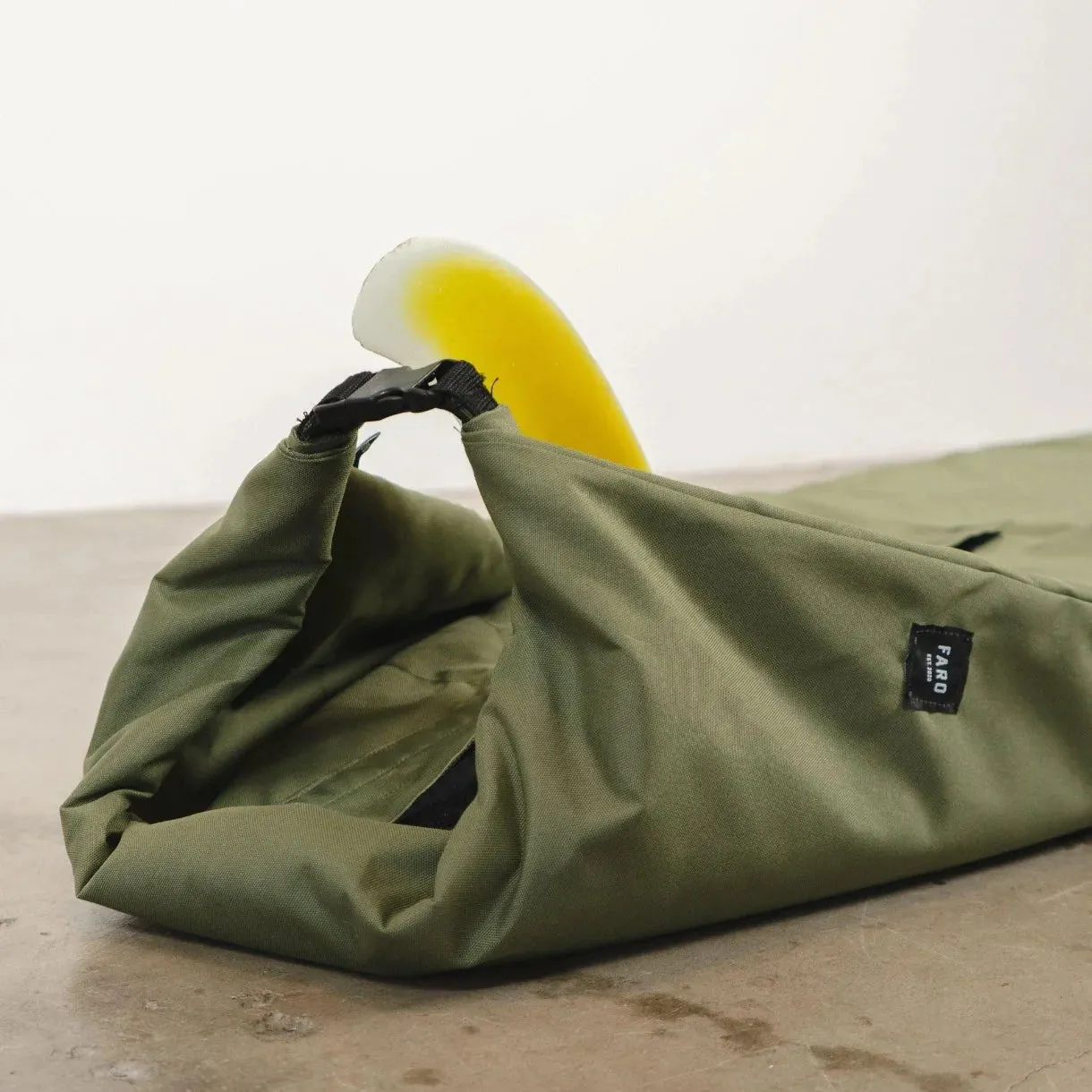 Olive Drab Canvas Surfboard Bag