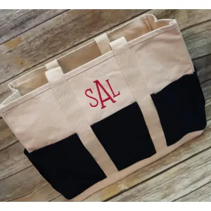 Personalized Carry All Pocket Tote Bag