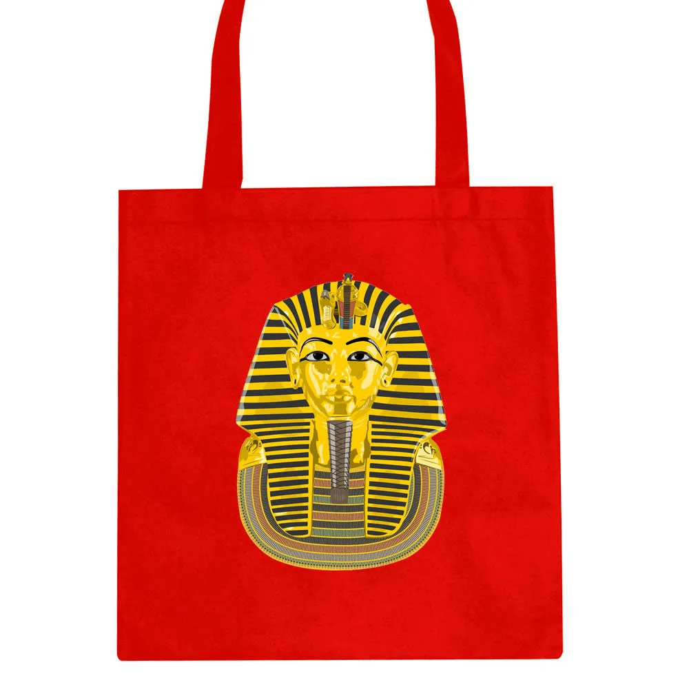 Pharaoh Egypt Gold Egyptian Head Tote Bag