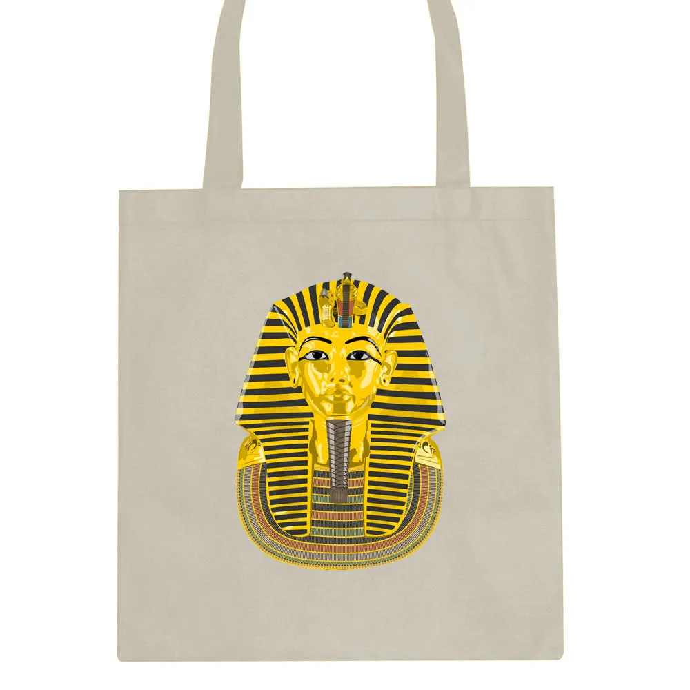 Pharaoh Egypt Gold Egyptian Head Tote Bag