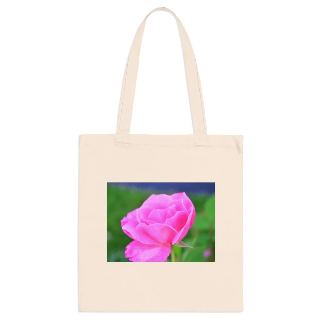 Pink Flower Tote Bag