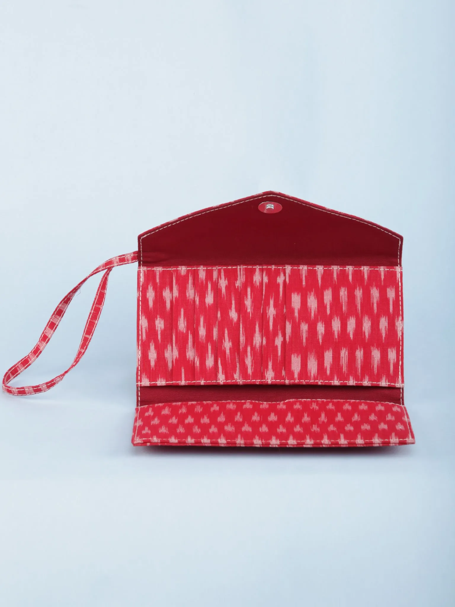 Red Ikat Small Clutch Bag - B1401