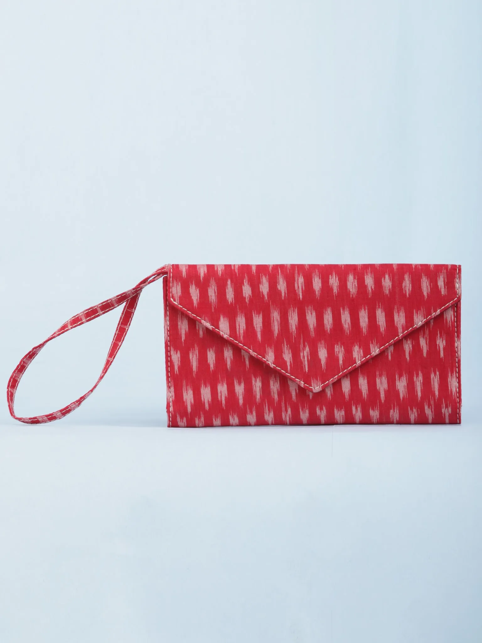 Red Ikat Small Clutch Bag - B1401