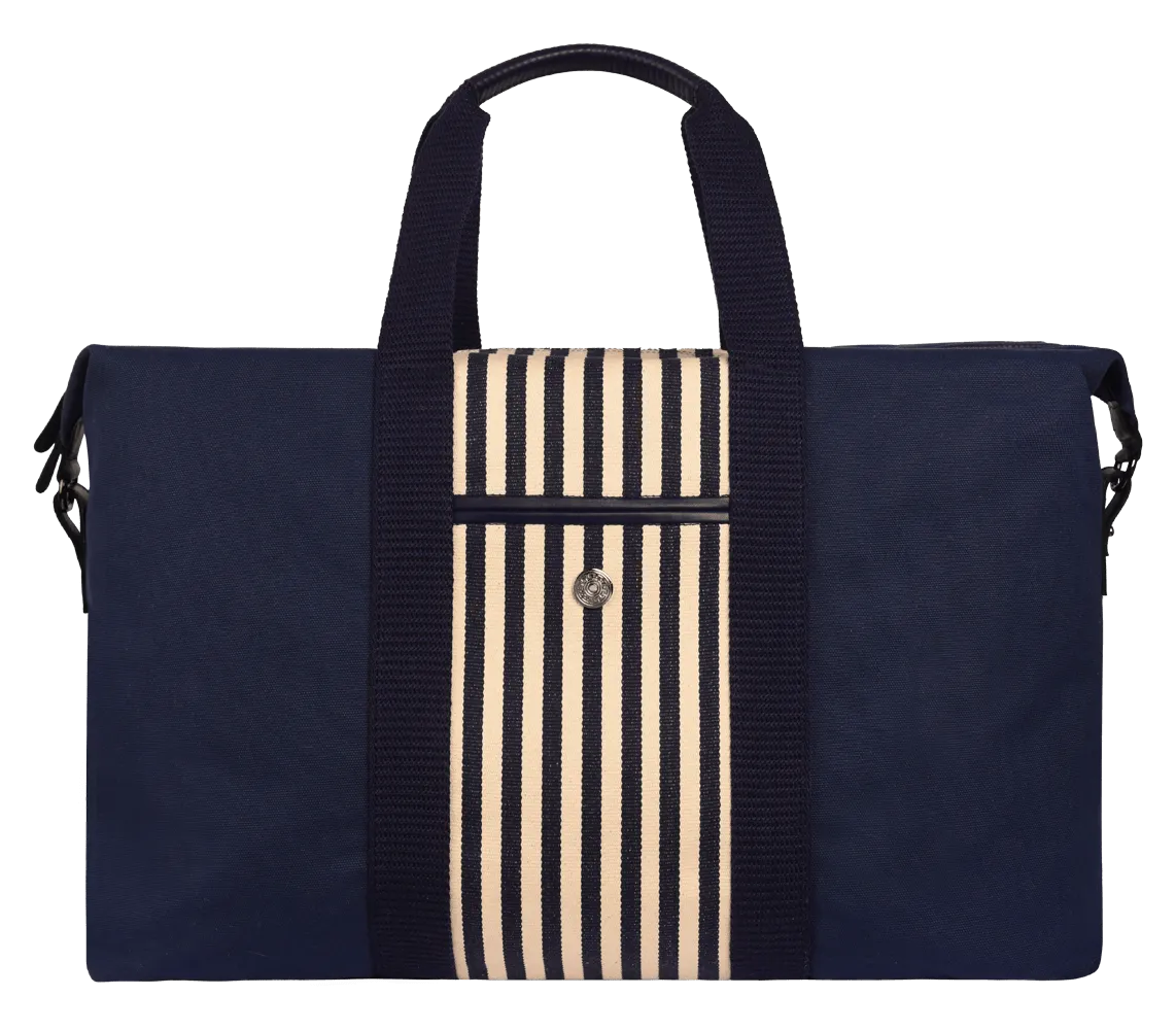 Riviera Canvas Travel Bag Striped