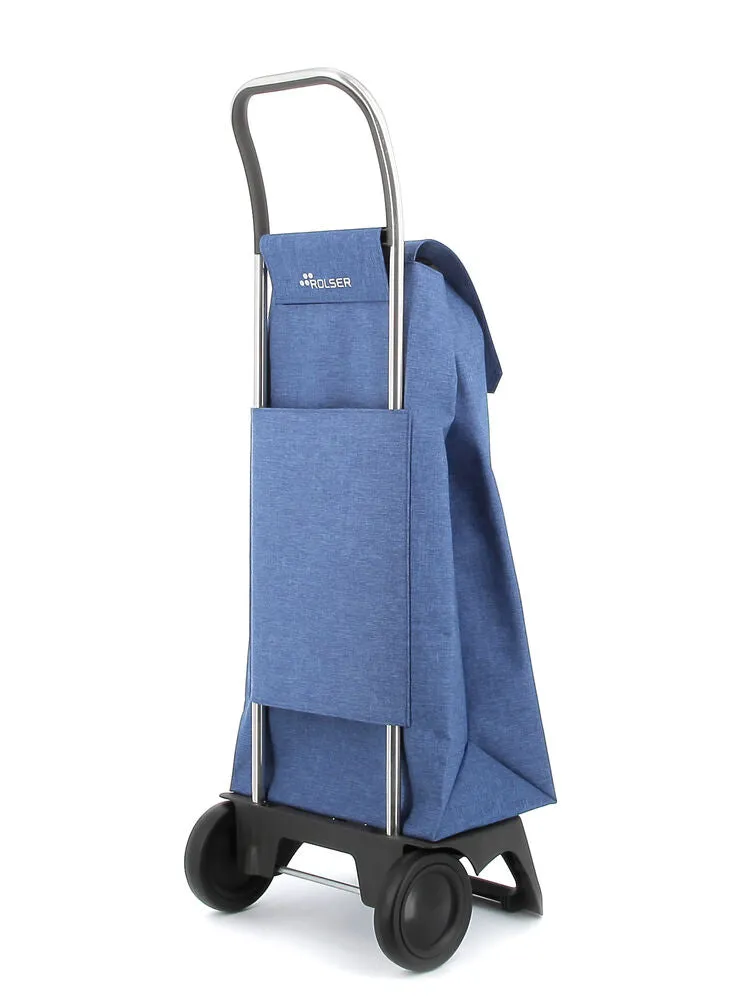 Rolser Aluminum Shopping Trolley Bag – Holds 88lb. – Azul