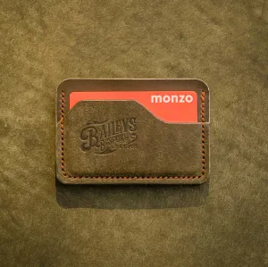 'SlimJim' Leather Travel Card Holder - Green