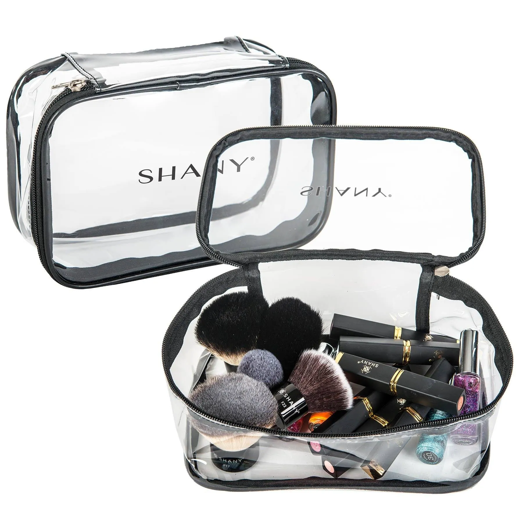 Slumber Party Cosmetics Clear Travel Bag - Waterproof Multi-use Storage - 1 Count