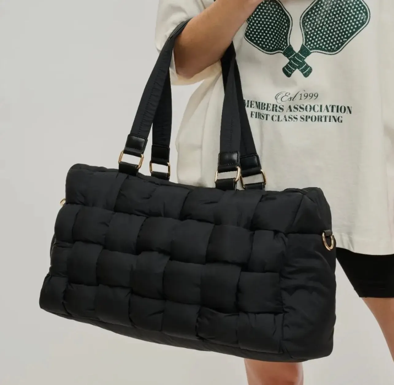 Teddie Woven Nylon Duffel