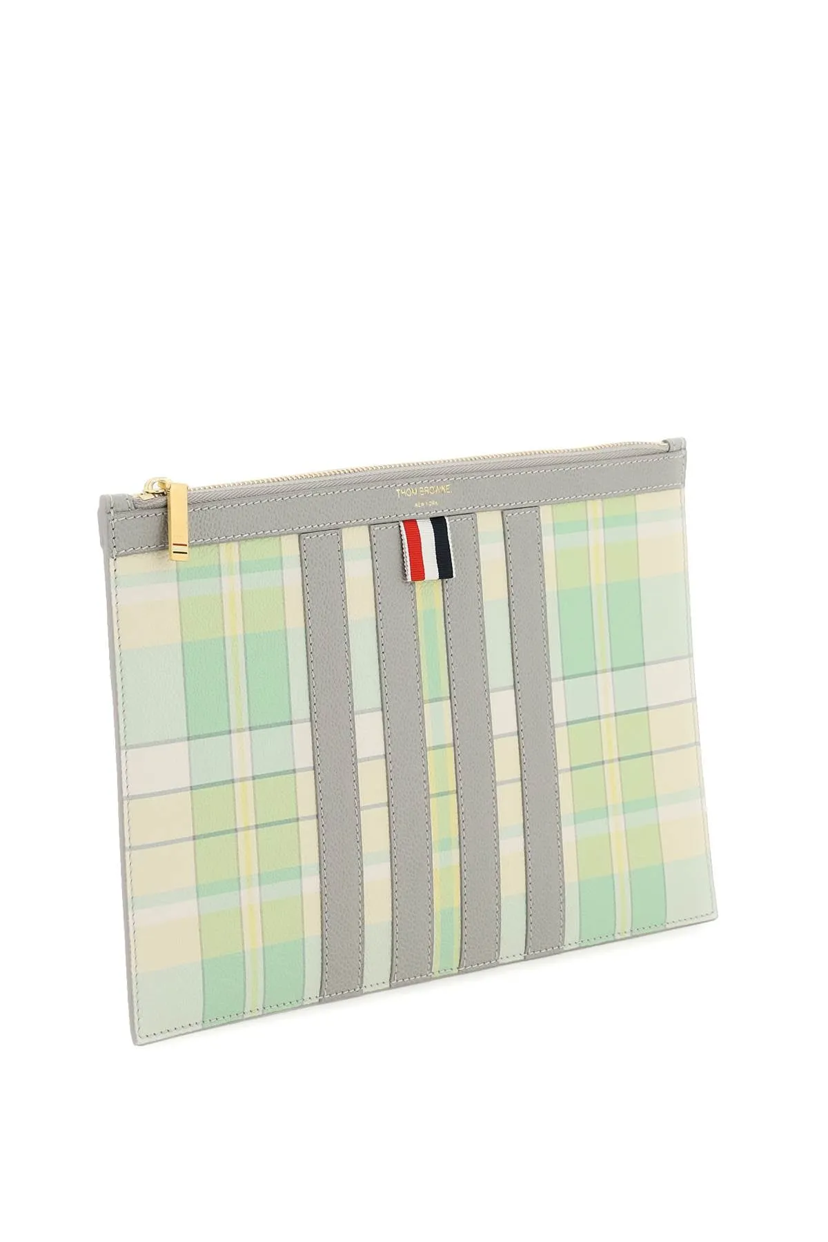 Thom browne madras document holder pouch