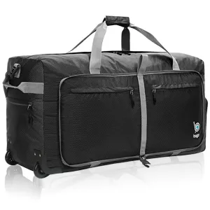 Wheeled Duffle Bag Luggage - 100L Large Rolling Duffel Bag 30 inch Folding Duffle Bag