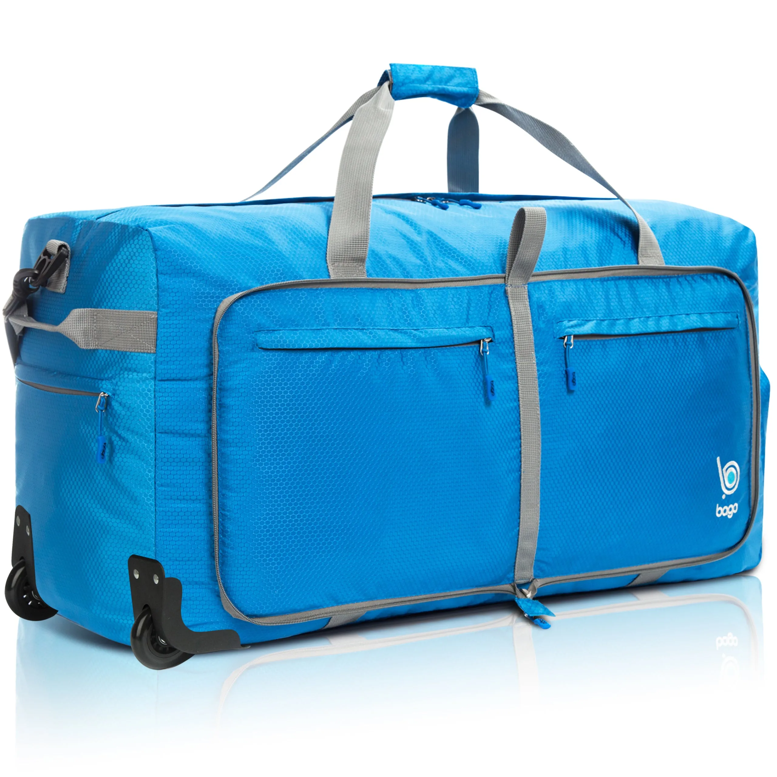 Wheeled Duffle Bag Luggage - 100L Large Rolling Duffel Bag 30 inch Folding Duffle Bag